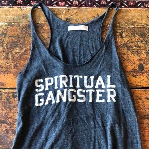 Spiritual gangster tank top